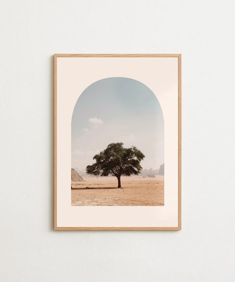 Desert Soul poster visad med ram som tillval – FrenzyFrame