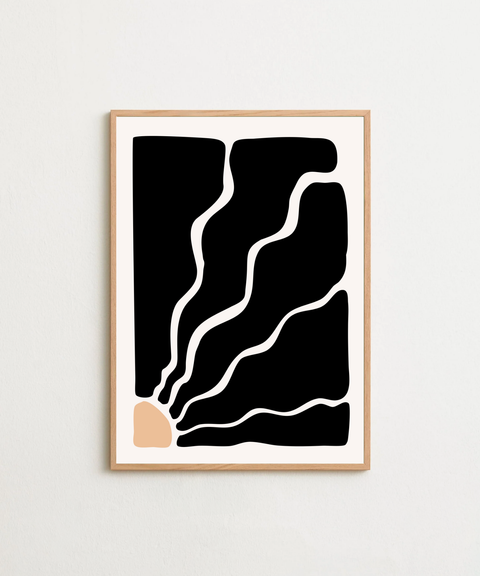 Echo Bloom poster visad med valfri ram – FrenzyFrame