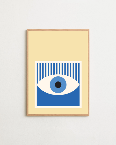 Eye Contact poster visad med valfri ram – FrenzyFrame