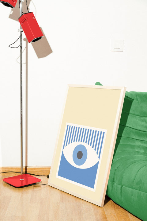Eye Contact poster visad med valfri ram – FrenzyFrame