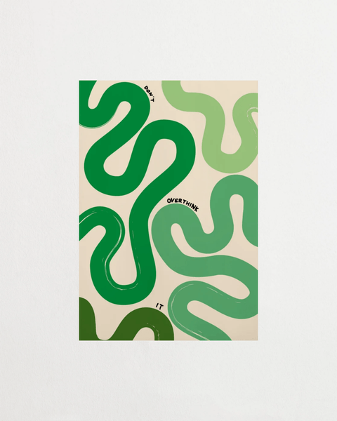 Overthinkin’ in Green - FrenzyFrame