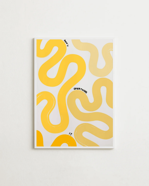 Overthinkin’ in Yellow - FrenzyFrame