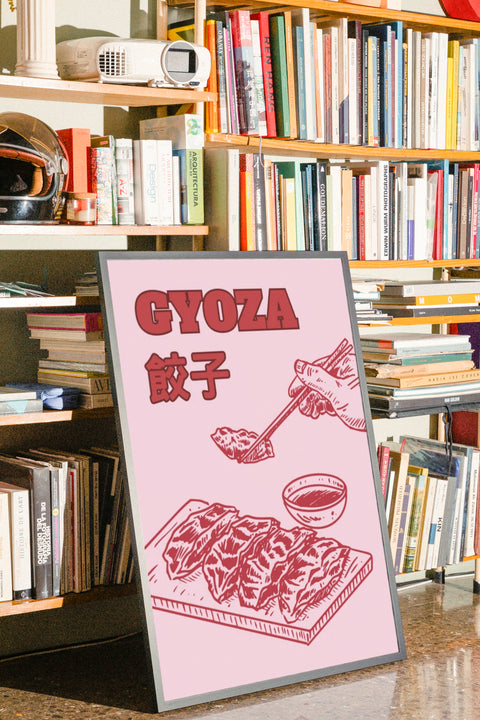 Gyoza poster visad med vald ram – FrenzyFrame