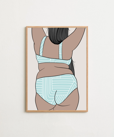 Heatwave poster framställd med valfri ram – FrenzyFrame