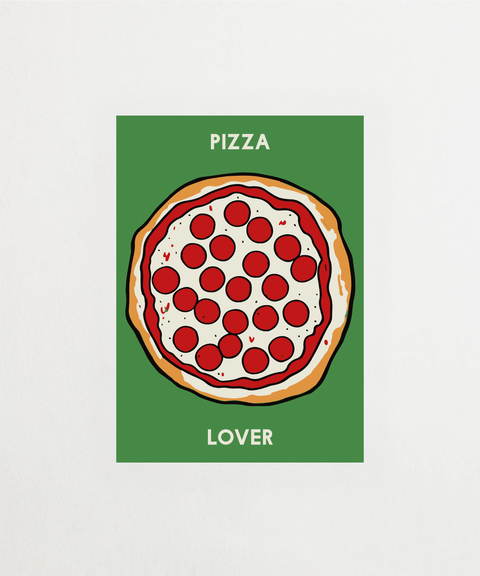 Holy Crust poster med pizzamotiv – FrenzyFrame