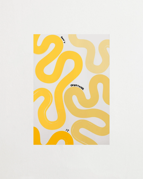 Overthinkin’ in Yellow - FrenzyFrame