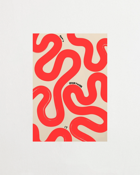 Overthinkin’ in Red - FrenzyFrame