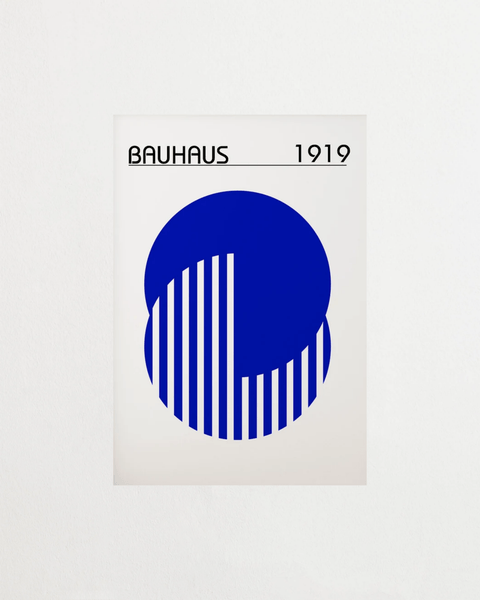 Bauhaus Coded in Blue - FrenzyFrame
