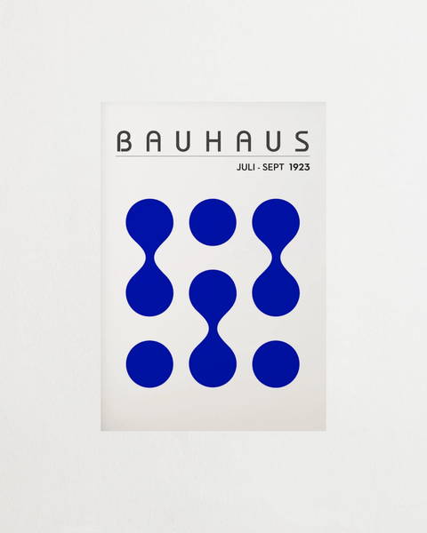 Bauhaus Blue Construct - FrenzyFrame