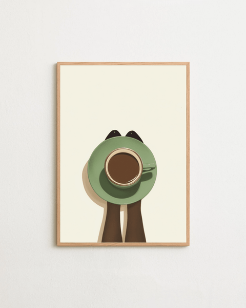 Espresso Silhouette - FrenzyFrame