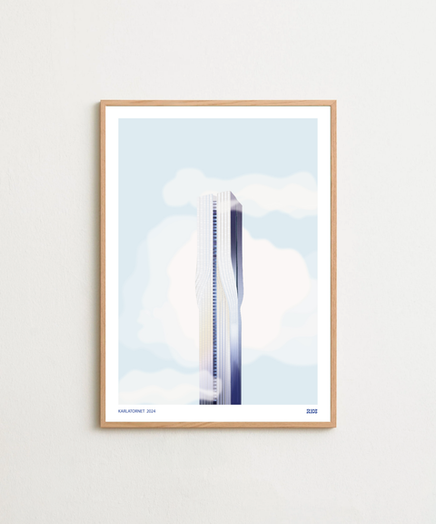 Karlatornet poster visad med valgbar ram – FrenzyFrame