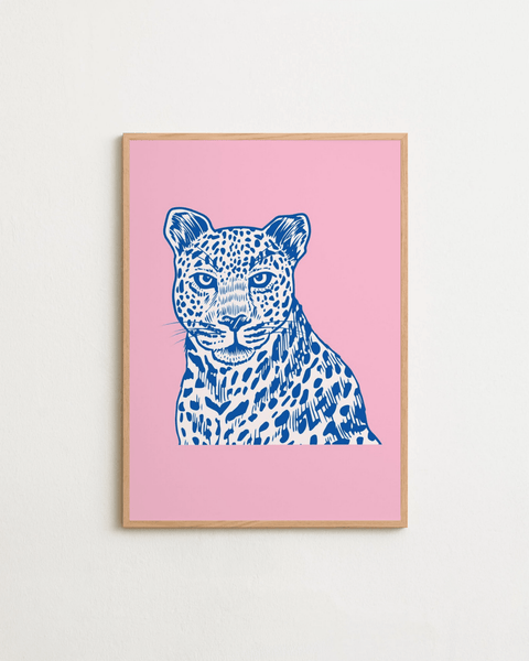 Blue Leopard - FrenzyFrame