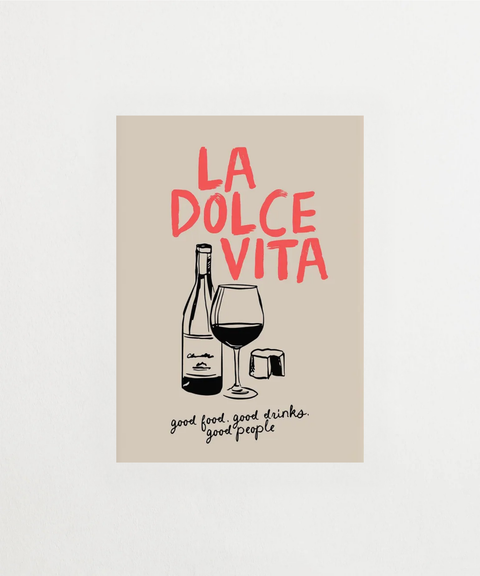 La Dolce Vita poster med italiensk känsla – FrenzyFrame