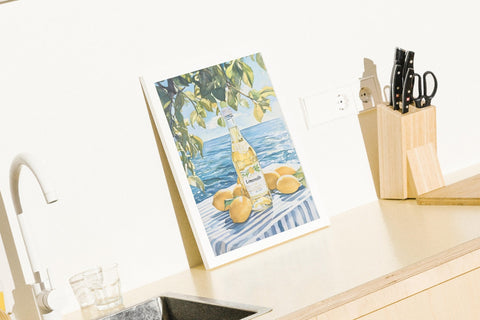 Lemonade by the Sea poster med valfri ram – FrenzyFrame