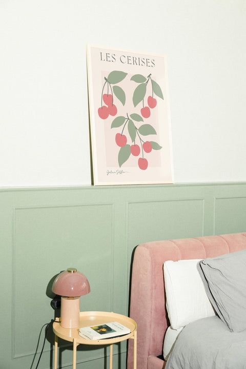 Les Cerises poster visad med ram som tillval – FrenzyFrame