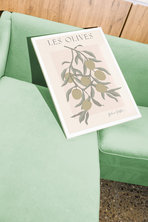 Les Olives poster visad med ram som tillval – FrenzyFrame