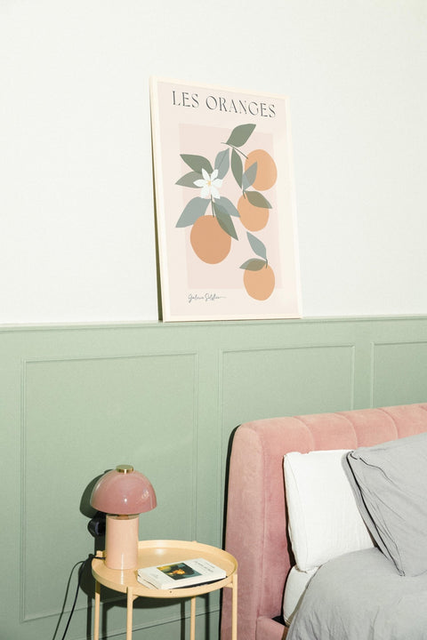 Les Peches poster visad med valfri ram – FrenzyFrame