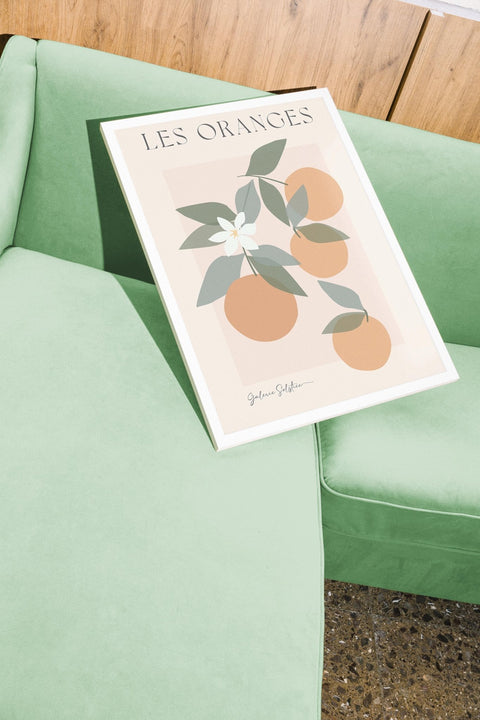 Les Peches poster visad med valfri ram – FrenzyFrame