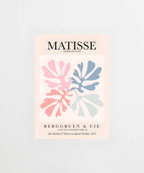 Matisse poster med abstrakta färgformer – FrenzyFrame