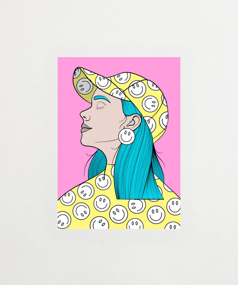 Maxine poster med grafisk design – FrenzyFrame