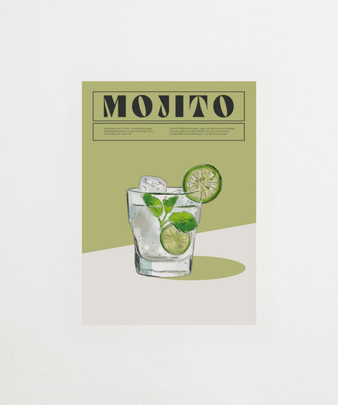 Mint to Be poster med mintgrön design – FrenzyFrame