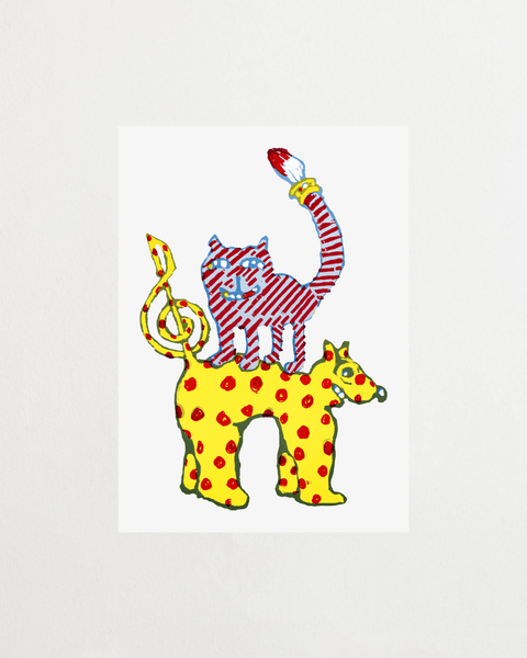 Cat on Spots - FrenzyFrame