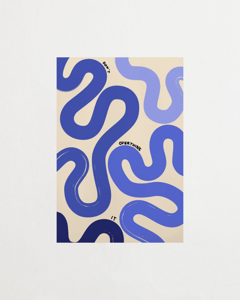 Overthinkin’ in Blue - FrenzyFrame