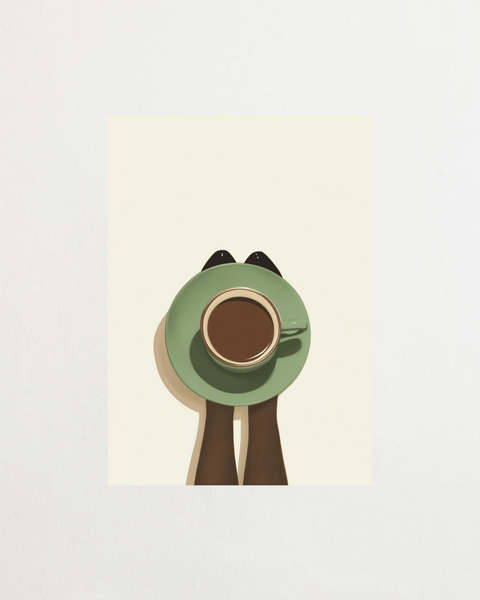 Espresso Silhouette - FrenzyFrame