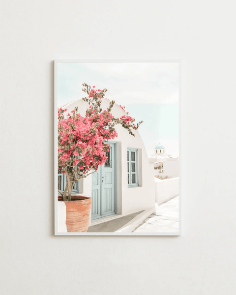 Santorini Bloom - FrenzyFrame
