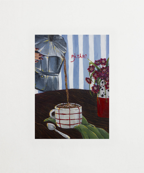Påtår poster med illustration – FrenzyFrame