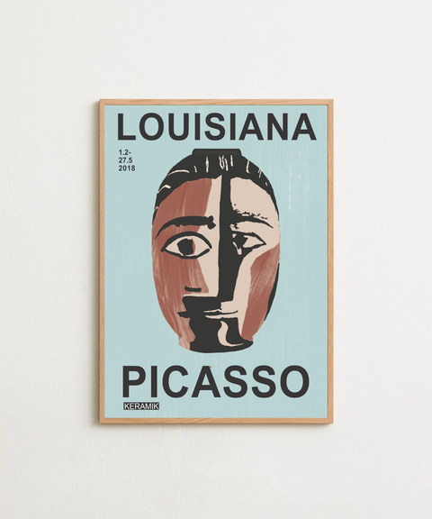 Picasso Louisiana poster visad med valfri ram – FrenzyFrame