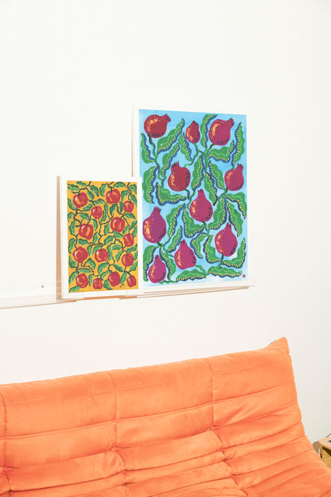 Promegranates poster visad med ram som tillval – FrenzyFrame
