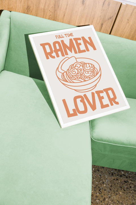 Ramen Lover poster visad med ram som tillval – FrenzyFrame