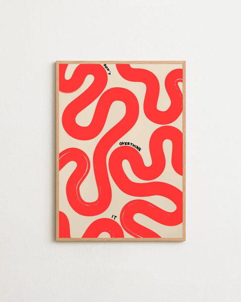 Overthinkin’ in Red - FrenzyFrame