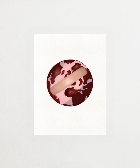Poster Save the planet med miljömotiv – FrenzyFrame