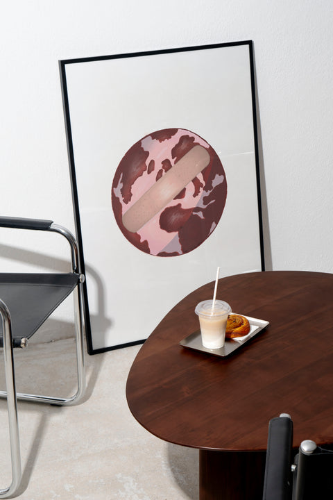 Save the planet poster visad med valfri ram – FrenzyFrame miljöbild