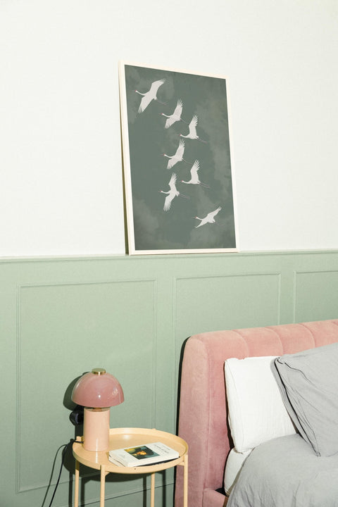 Seven Seekers poster i miljö med valfri ram – FrenzyFrame