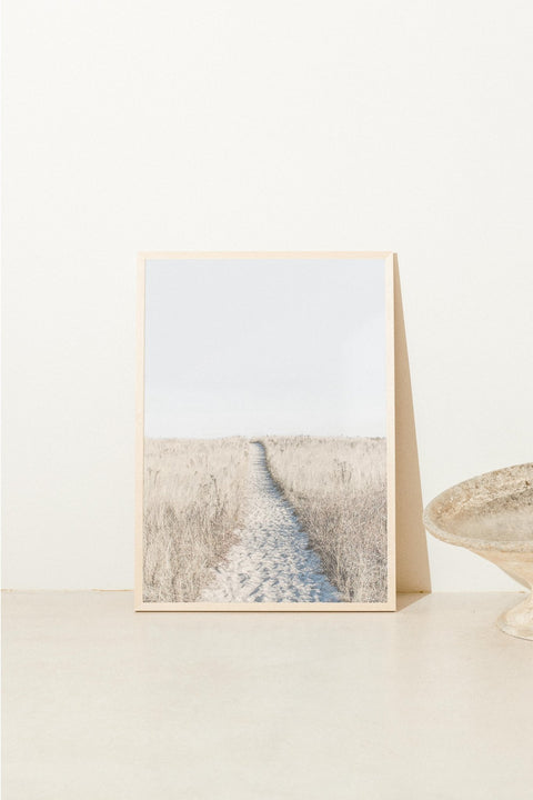 Soft Path poster visad med valfri ram – FrenzyFrame