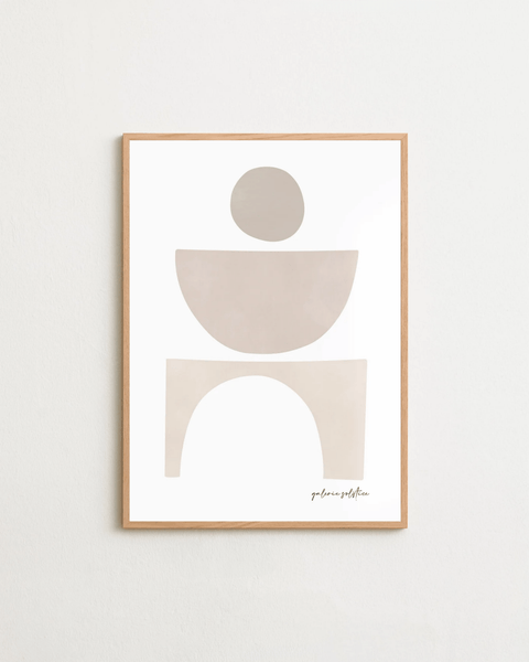 Stacked Calm poster visad med valfri ram – FrenzyFrame