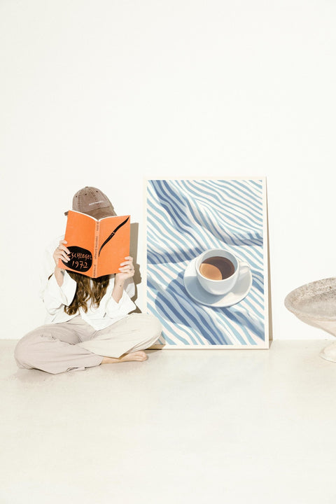Striped Morning poster med ram som tillval – FrenzyFrame mockup