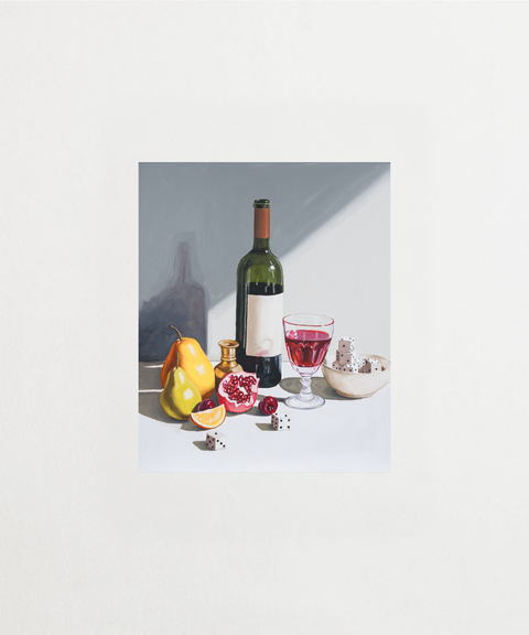 The Gambler's Brunch poster visad med valfri ram – FrenzyFrame