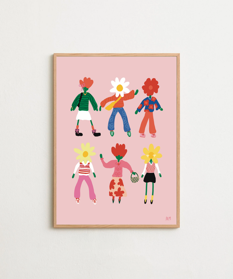 These are my People poster visad med ram som tillval – FrenzyFrame