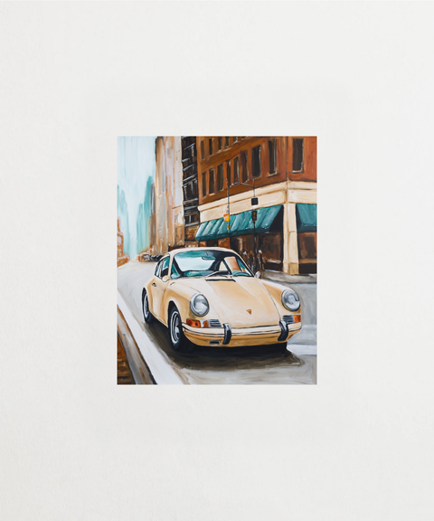 Timeless Drift Original motorsport poster med klassisk bilmotiv – FrenzyFrame