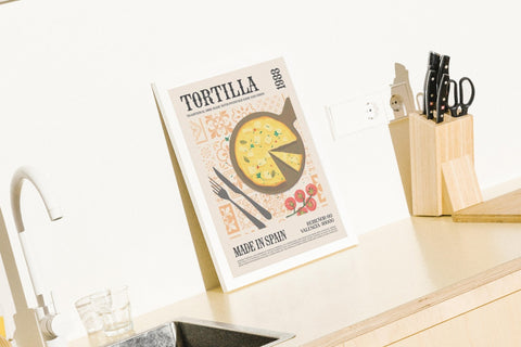 Tortilla 1988 poster visad med valfri ram – FrenzyFrame