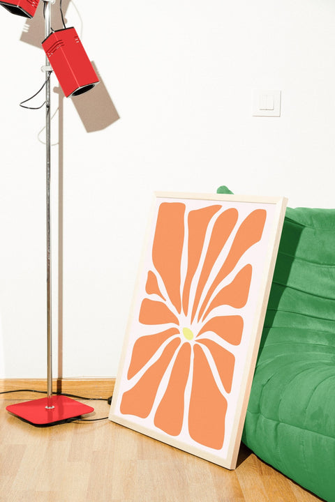 Wild Bloom poster visad med valfri ram – FrenzyFrame