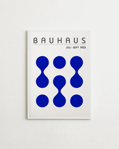 Bauhaus Blue Construct - FrenzyFrame