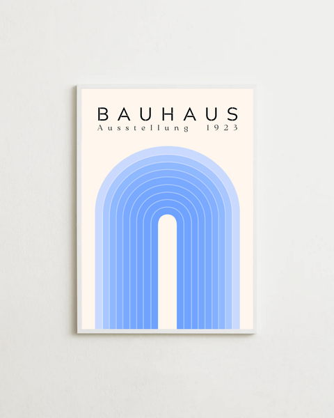 Bauhaus Loop Blue - FrenzyFrame