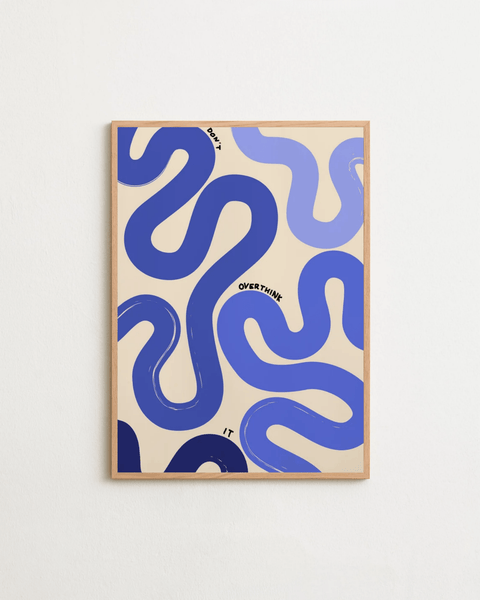 Overthinkin’ in Blue - FrenzyFrame