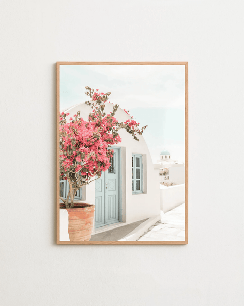 Santorini Bloom - FrenzyFrame