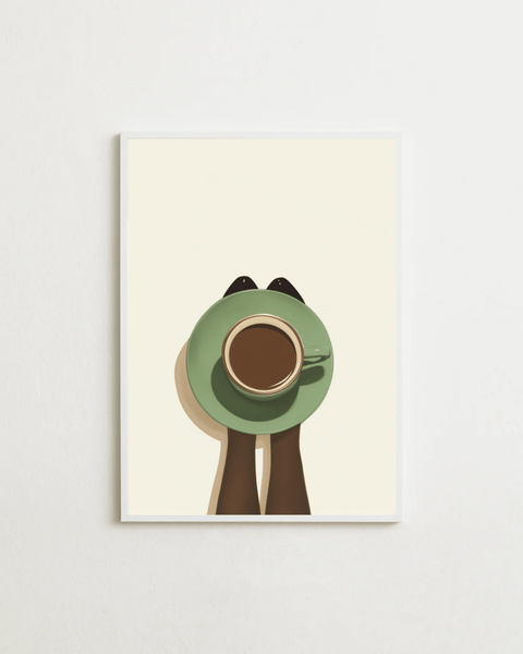 Espresso Silhouette - FrenzyFrame